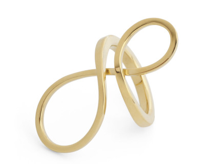 18 carat forged gold ring