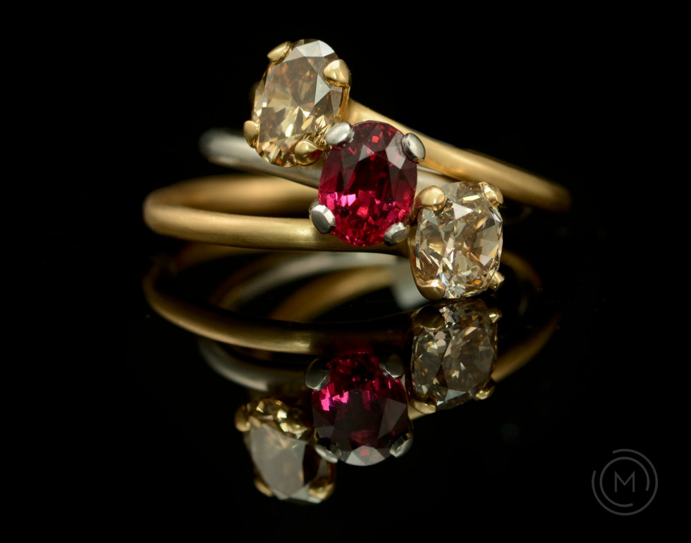 4-claw solitaire engagement rings can be made with diamonds or coloured gemstones - McCaul Goldsmiths
