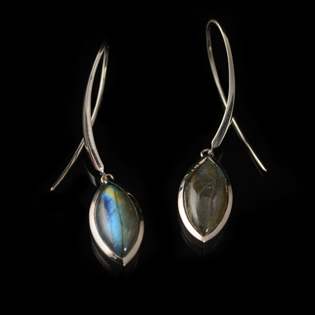 Drop earrings from our collections and commissions